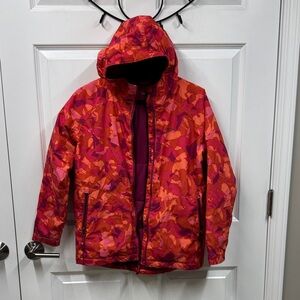 Marmot Kids Red and Pink Puffer Jacket
